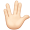 Vulcan Salute: Light Skin Tone