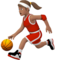Woman Bouncing Ball: Medium Skin Tone