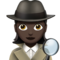 Woman Detective: Dark Skin Tone
