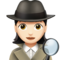 Woman Detective: Light Skin Tone