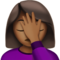 Woman Facepalming: Medium-Dark Skin Tone