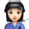 Woman Factory Worker: Light Skin Tone