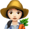 Woman Farmer: Light Skin Tone