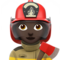 Woman Firefighter: Dark Skin Tone