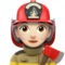 Woman Firefighter: Light Skin Tone