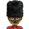 Woman Guard: Dark Skin Tone