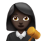 Woman Judge: Dark Skin Tone