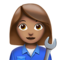 Woman Mechanic: Medium Skin Tone