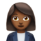 Woman Office Worker: Medium-Dark Skin Tone