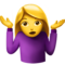 Woman Shrugging