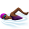 Woman Swimming: Medium-Dark Skin Tone