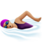 Woman Swimming: Medium-Light Skin Tone
