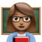 Woman Teacher: Medium Skin Tone