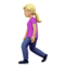 Woman Walking: Medium-Light Skin Tone