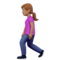 Woman Walking: Medium Skin Tone