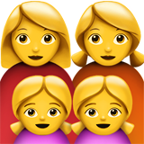 Família: Mulher, Mulher, Menina, Menina