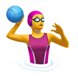 Mulher Jogando Polo Aquático