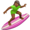 Mulher Surfista: Tom de Pele Médio-Escuro
