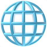 Globe with Meridians
