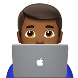 Man Technologist: Medium-Dark Skin Tone