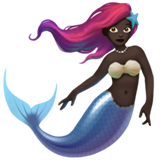 Mermaid: Dark Skin Tone