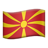 Bandeira: Macedônia do Norte