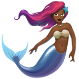 Sereia: Tom de Pele Médio-Escuro