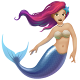 Sereia: Tom de Pele Médio-Claro