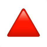 Triângulo Vermelho Para Cima