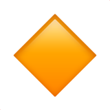 Losango Laranja Pequeno