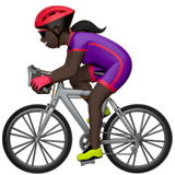 Mulher Ciclista: Tom de Pele Escuro