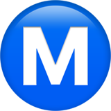 Літера "М" у колі