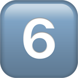 Клавіша з цифрою 6