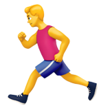 Koşan erkek