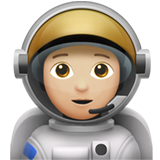 Astronauta: Tom de Pele Médio-Claro