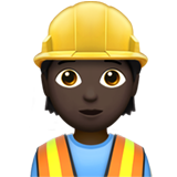 Trabalhador De Construção Civil: Tom de Pele Escuro