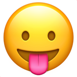 Rosto Mostrando A Língua