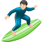 Homem Surfista: Tom de Pele Claro