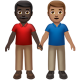 Dois Homens De Mãos Dadas: Tom de Pele Escuro, Tom de Pele Médio
