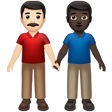 Dois Homens De Mãos Dadas: Tom de Pele Claro, Tom de Pele Escuro
