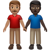 Dois Homens De Mãos Dadas: Tom de Pele Médio, Tom de Pele Escuro