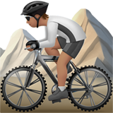Pessoa Fazendo Mountain Bike: Tom de Pele Médio