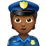 Policial: Tom de Pele Médio-Escuro