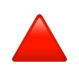 Triângulo Vermelho Para Cima