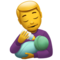 Bebek besleyen erkek