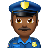 Erkek polis memuru: Orta Koyu Ten Rengi