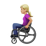 Tekerlekli sandalyede kadın: Orta Açık Ten Rengi