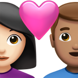 Coppia Con Cuore: Donna, Uomo, Carnagione Chiara, Carnagione Media