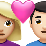 Coppia Con Cuore: Donna, Uomo, Carnagione Medio-Chiara, Carnagione Chiara