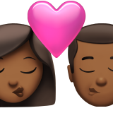 Bacio: Donna, Uomo, Carnagione Medio-Scura